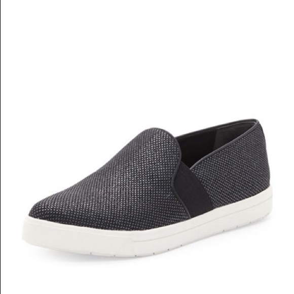 Vince Shoes - Vince Pierce Pointy-Toe Woven Slip-On Sneaker 9